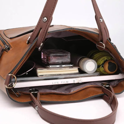Zoe Vegan Leather Shoulder Bag – Stylish, Sustainable & Spacious Handbag for Women