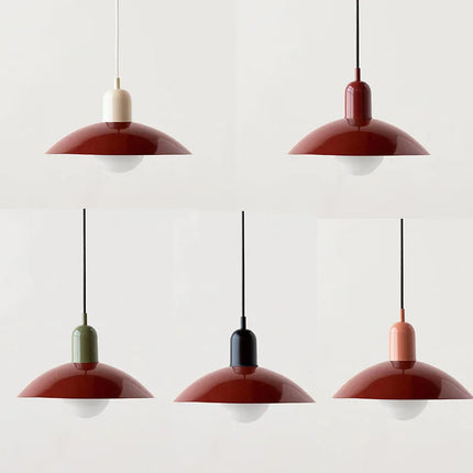 Modern Gradient Pendant Light 9.8" Round – Elegant Ceiling Lamp for Living Room, Dining & Bedroom Décor