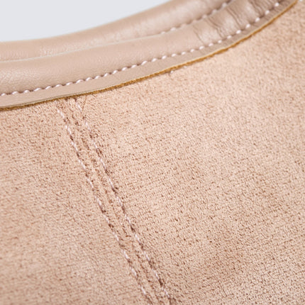 Black Suede Shoulder Bag – Minimalist & Spacious Design