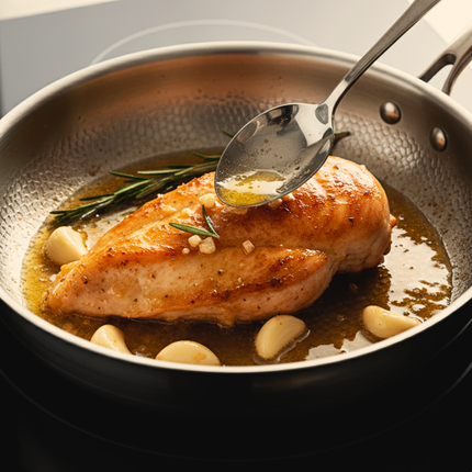 Premium Titanium Cookware Set – Essentials Bundle with Pan & Utensils