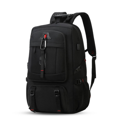 50L Waterproof Travel Backpack – Durable Hiking Rucksack with Rain Cover & Multiple Compartments