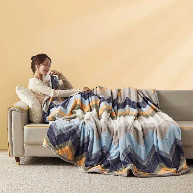 Soft Fleece Blanket – Warm & Cozy Throw for Sofa and Bed | Lightweight Winter Plaid Blanket