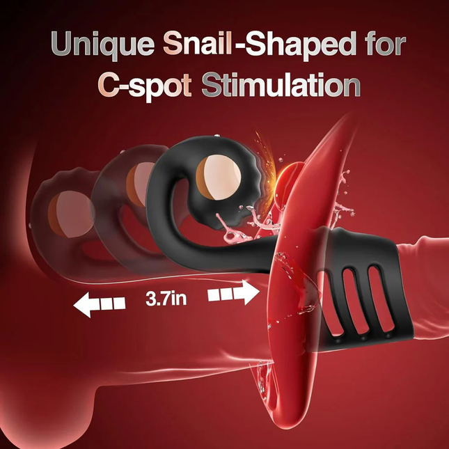 2-in-1 Couples Massager – Shared Vibration & Hands-Free Connection