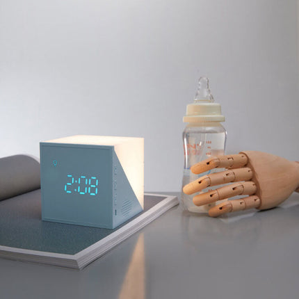 Modern Cube LED Alarm Clock – Adjustable Brightness, Digital Display & Stylish Home Decor