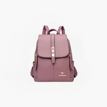 Ava Anti-Theft Women's Backpack – PU Leather RFID Backpack with Hidden Zippers & Multiple Compartments