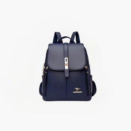 Ava Anti-Theft Women's Backpack – PU Leather RFID Backpack with Hidden Zippers & Multiple Compartments