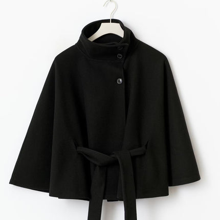 Women's Cape Jacket – Elegant Draped Outerwear for Fall 2025