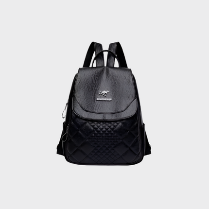 Maeve Anti-Theft PU Leather Backpack with RFID Protection – Stylish & Secure Women's Daypack
