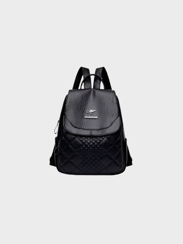 Maeve Anti-Theft PU Leather Backpack with RFID Protection – Stylish & Secure Women's Daypack