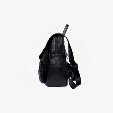 Maeve Anti-Theft PU Leather Backpack with RFID Protection – Stylish & Secure Women's Daypack