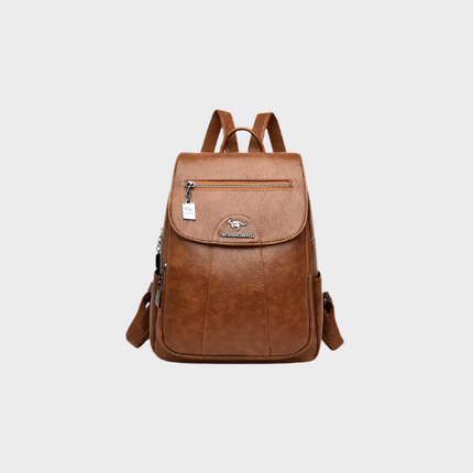 Remi Women's Anti-Theft PU Leather Backpack with RFID Protection – Stylish & Secure Daypack