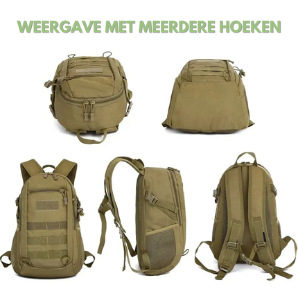 15L Lightweight Outdoor Backpack – Durable, Water-Resistant, Multi-Compartment Hiking Daypack