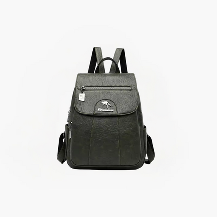 Remi Women's Anti-Theft PU Leather Backpack with RFID Protection – Stylish & Secure Daypack