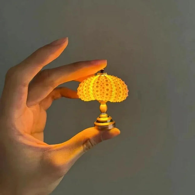 Modern Urchin Glow Night Lamp 8" – Artistic Sea Urchin LED Light for Cozy Home Decor