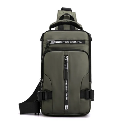 Waterproof Crossbody Bag with USB Charging Port – Stylish, Spacious & Convenient for Travel and Daily Use