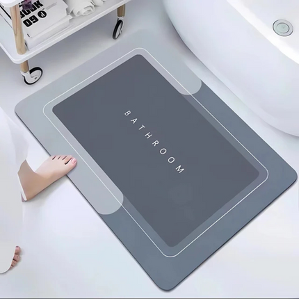 Non-Slip Bath Mat 16" x 24" – Absorbent, Quick-Dry & Soft Microfiber Bathroom Rug