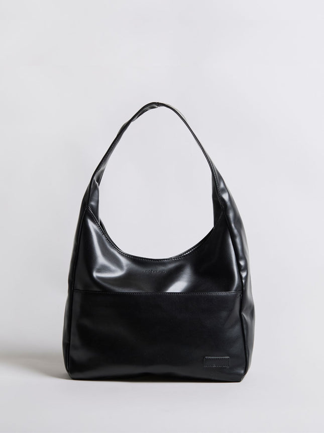 Minimalist Hobo Shoulder Bag – Vegan Leather