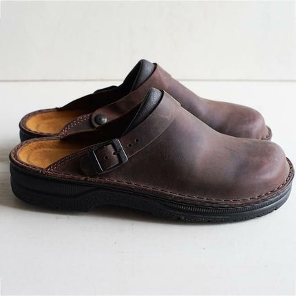 Martha Orthopaedic Leather Slippers for Women – Comfortable Arch Support House Shoes