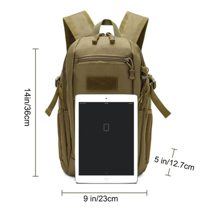 15L Lightweight Outdoor Backpack – Durable, Water-Resistant, Multi-Compartment Hiking Daypack