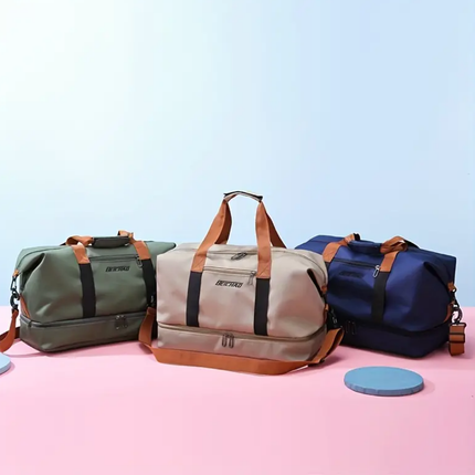 Waterproof Gym Duffel Bag with Shoe & Wet-Dry Compartments – Travel-Ready Sport & Weekend Bag