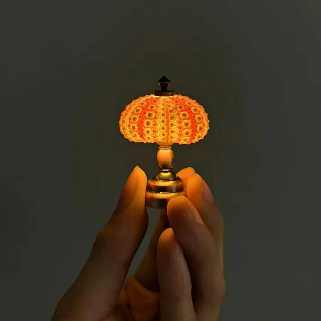 Modern Urchin Glow Night Lamp 8" – Artistic Sea Urchin LED Light for Cozy Home Decor
