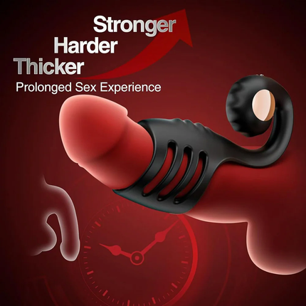 2-in-1 Couples Massager – Shared Vibration & Hands-Free Connection