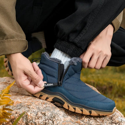 Zavorn Winter Boots for Men – Warm Fleece Lined Snow Boots