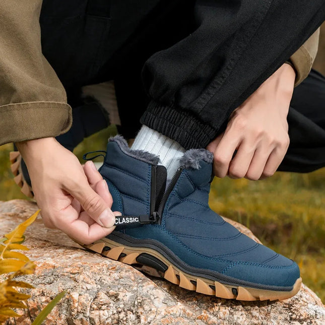 Zavorn Winter Boots for Men – Warm Fleece Lined Snow Boots
