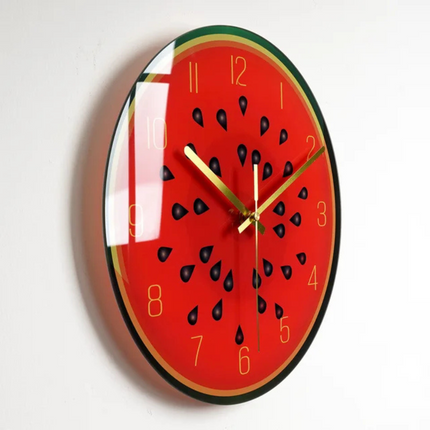 Large Modern Glass Wall Clock 19.7" – Elegant Decorative Clock for Kitchen & Living Room
