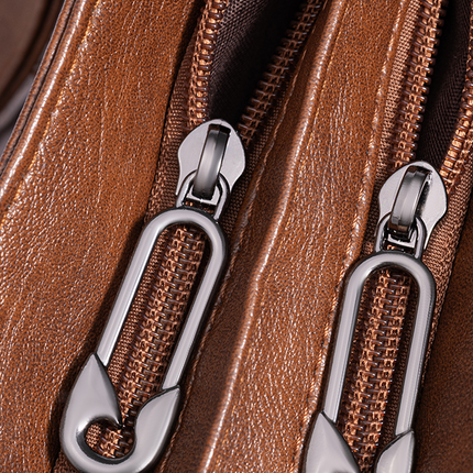 Vegan Leather Shoulder Bag with Multiple Pockets – Practical & Stylish