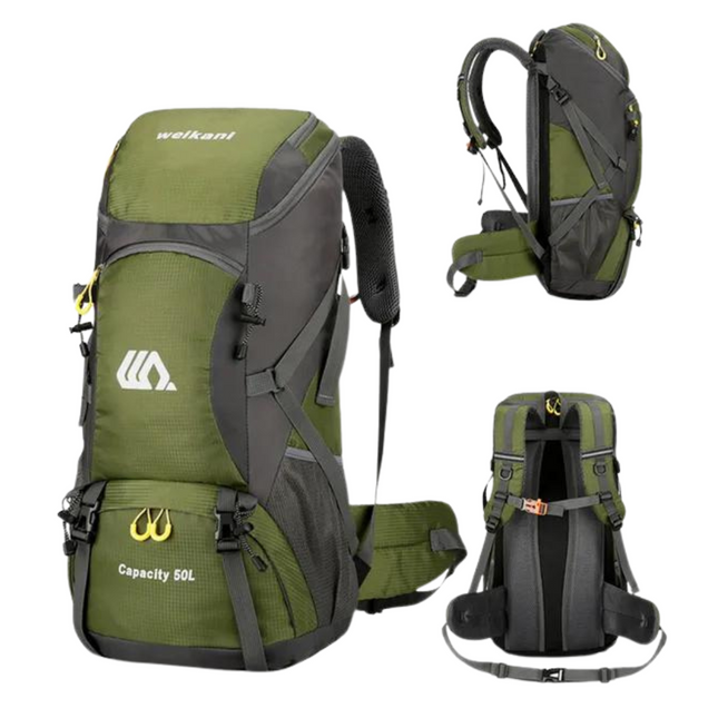 50L Waterproof Hiking Backpack – Ergonomic, Water-Resistant Daypack for Travel & Outdoor Adventures