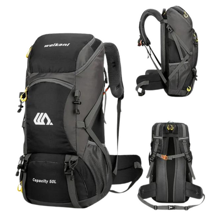 50L Waterproof Hiking Backpack – Ergonomic, Water-Resistant Daypack for Travel & Outdoor Adventures