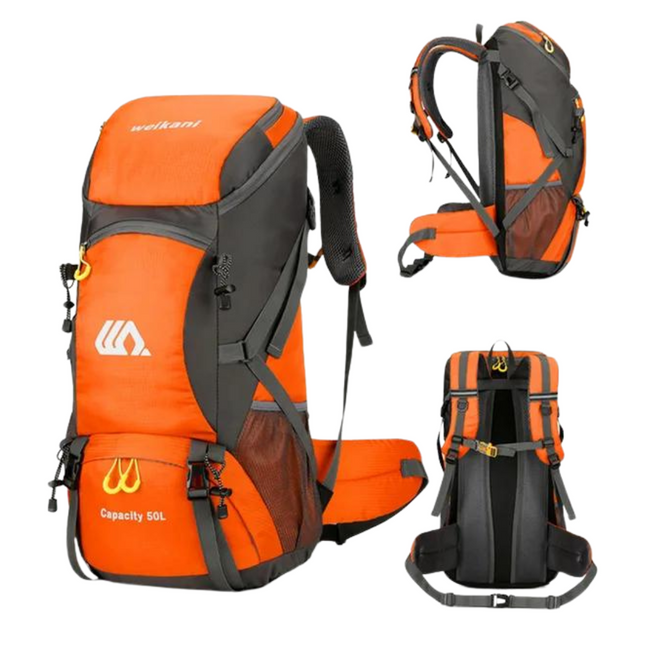 50L Waterproof Hiking Backpack – Ergonomic, Water-Resistant Daypack for Travel & Outdoor Adventures