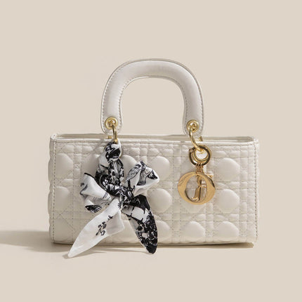 Chic-Bow Mini Handbag – Elegant Bow-Detail PU Leather Crossbody Bag for Women