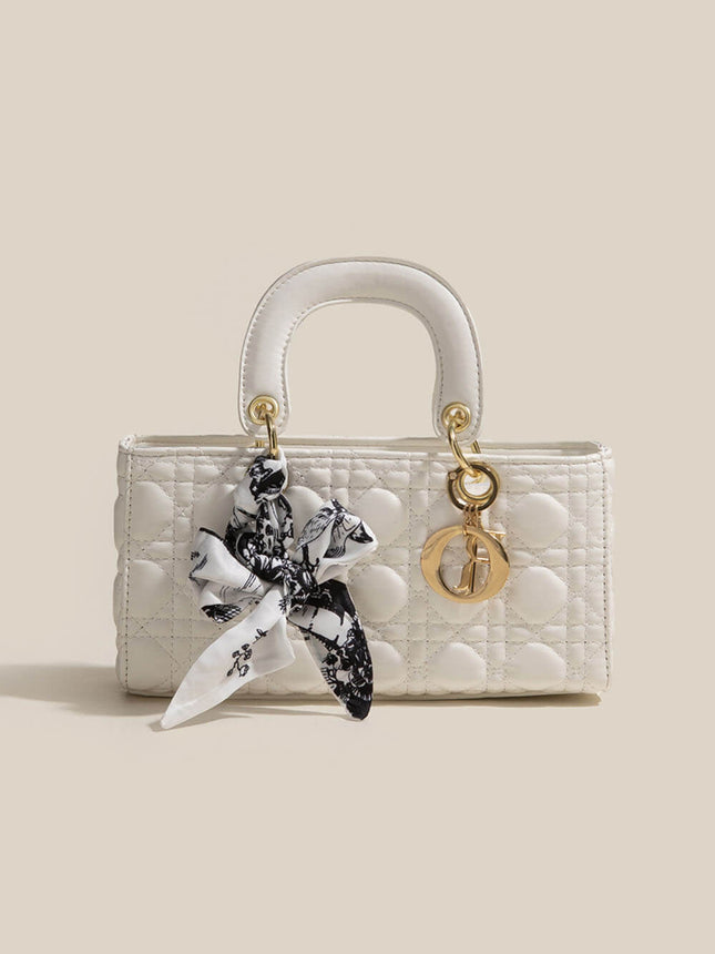 Chic-Bow Mini Handbag – Elegant Bow-Detail PU Leather Crossbody Bag for Women