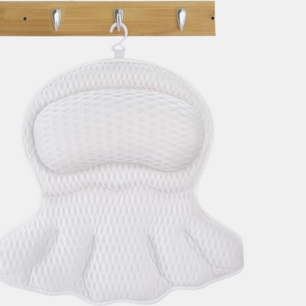 Luxury 4D Bath Pillow with Neck & Back Support – Spa-Style Comfort for Bathtubs