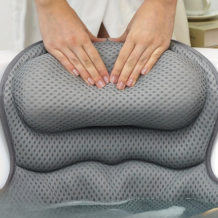Luxury 4D Bath Pillow with Neck & Back Support – Spa-Style Comfort for Bathtubs