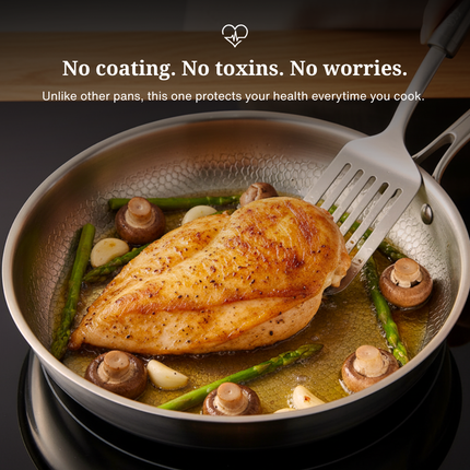 Premium Titanium Hammered Cookware Set – Safe, Durable & Stylish