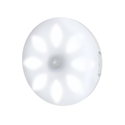 Wireless LED Puck Lights with Remote Control – Dimmable Under Cabinet Lighting with Timer & Adhesive Mount – Battery Operated, 3 Color Modes