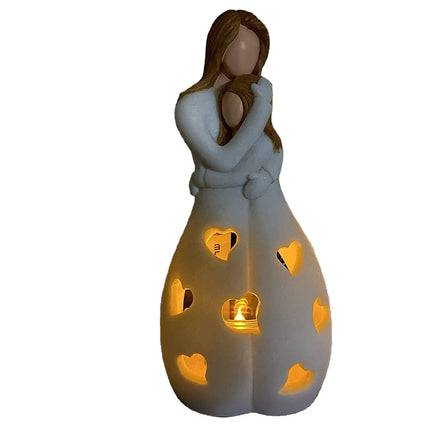 Heart-Shaped LED Table Lamp – Romantic Warm White Light for Bedroom & Home Decor