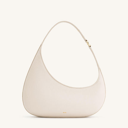Minimalist Drop-Shaped Vegan Leather Shoulder Bag ‒ Modern Chic & Lightweight