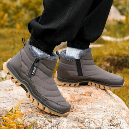 Zavorn Winter Boots for Men – Warm Fleece Lined Snow Boots