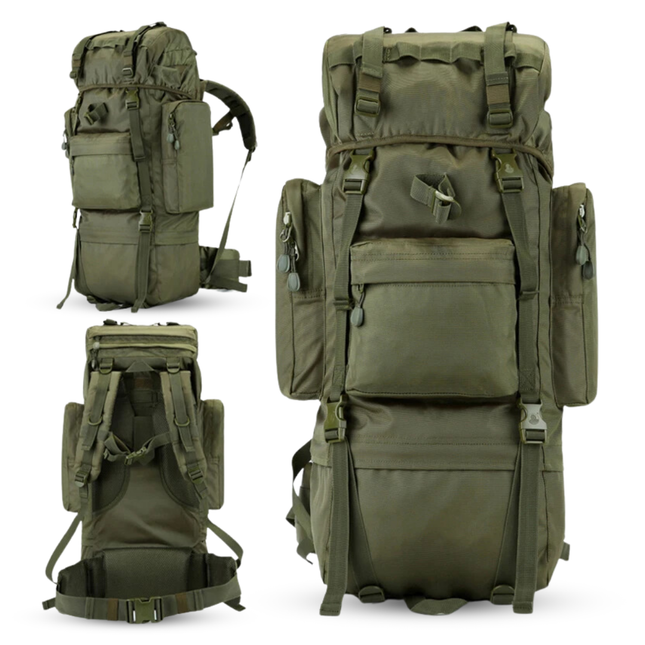 70L Waterproof Hiking Backpack – Expandable, Anti-Theft, Multi-Compartment Travel Rucksack