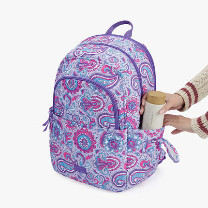 Black Backpack with Laptop Compartment & Side Pockets – Lightweight, Water-Resistant & Stylish for School or Work