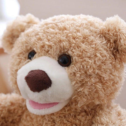 Interactive Peek-a-Boo Teddy Bear – Talking Plush Toy with Movement & Sound for Babies and Toddlers