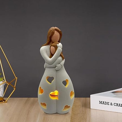 Heart-Shaped LED Table Lamp – Romantic Warm White Light for Bedroom & Home Decor