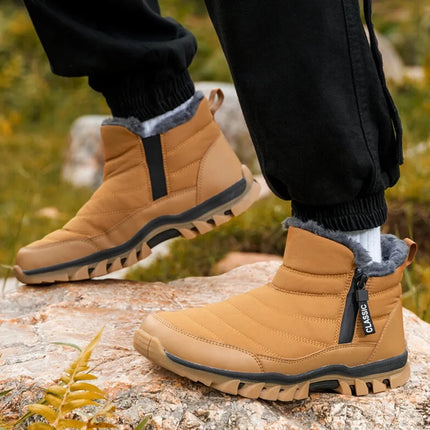 Zavorn Winter Boots for Men – Warm Fleece Lined Snow Boots