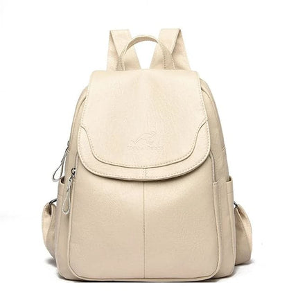 Elegant PU Leather Women's Backpack – Stylish, Spacious & Water-Resistant