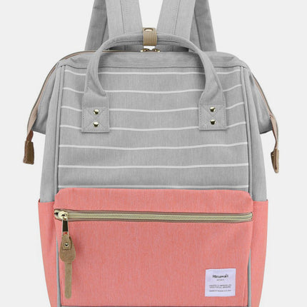 Holly Daze Waterproof Canvas Backpack – Eco-Friendly, Minimalist Japanese Design, Padded Laptop Compartment