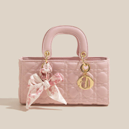 Chic-Bow Mini Handbag – Elegant Bow-Detail PU Leather Crossbody Bag for Women